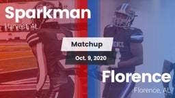 Matchup: Sparkman vs. Florence  2020