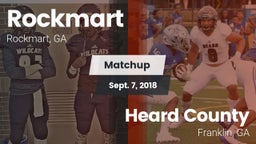 Matchup: Rockmart vs. Heard County  2018
