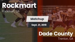 Matchup: Rockmart vs. Dade County  2018