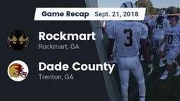Recap: Rockmart  vs. Dade County  2018
