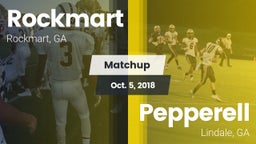 Matchup: Rockmart vs. Pepperell  2018
