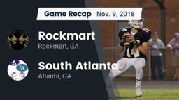 Recap: Rockmart  vs. South Atlanta  2018