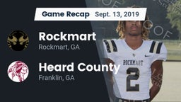 Recap: Rockmart  vs. Heard County  2019