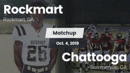 Matchup: Rockmart vs. Chattooga  2019