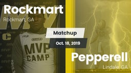 Matchup: Rockmart vs. Pepperell  2019