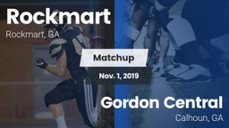 Matchup: Rockmart vs. Gordon Central   2019