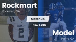 Matchup: Rockmart vs. Model  2019