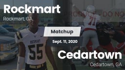 Matchup: Rockmart vs. Cedartown  2020