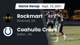 Recap: Rockmart  vs. Coahulla Creek  2021