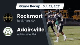 Recap: Rockmart  vs. Adairsville  2021
