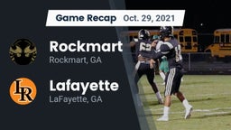 Recap: Rockmart  vs. Lafayette  2021