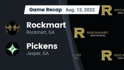 Recap: Rockmart  vs. Pickens  2022