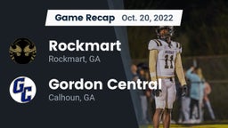 Recap: Rockmart  vs. Gordon Central   2022