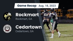 Recap: Rockmart  vs. Cedartown  2023