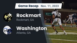 Recap: Rockmart  vs. Washington  2023
