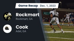Recap: Rockmart  vs. Cook  2023
