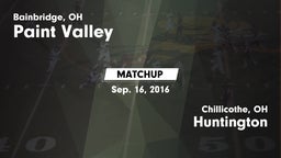 Matchup: Paint Valley vs. Huntington  2016