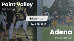 Matchup: Paint Valley vs. Adena  2020