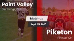 Matchup: Paint Valley vs. Piketon  2020