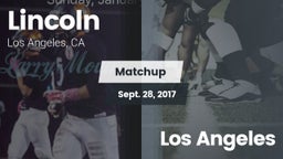 Matchup: Lincoln vs. Los Angeles  2017