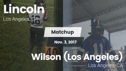 Matchup: Lincoln vs. Wilson  (Los Angeles) 2017