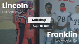 Matchup: Lincoln vs. Franklin  2018