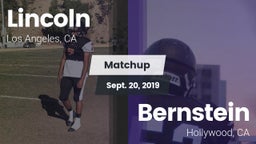 Matchup: Lincoln vs. Bernstein  2019