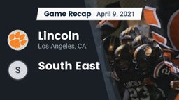 Recap: Lincoln  vs. South East 2021