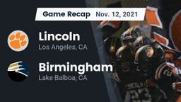 Recap: Lincoln  vs. Birmingham  2021