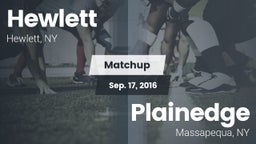 Matchup: Hewlett vs. Plainedge  2016