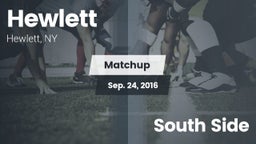 Matchup: Hewlett vs. South Side  2016