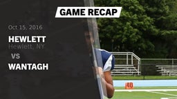 Recap: Hewlett  vs. Wantagh  2016