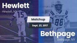 Matchup: Hewlett vs. Bethpage  2017