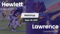Matchup: Hewlett vs. Lawrence  2018