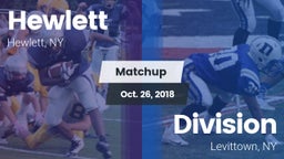 Matchup: Hewlett vs. Division  2018