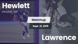 Matchup: Hewlett vs. Lawrence  2019