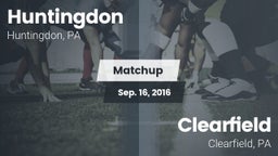 Matchup: Huntingdon vs. Clearfield  2016