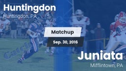 Matchup: Huntingdon vs. Juniata  2016