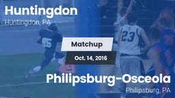 Matchup: Huntingdon vs. Philipsburg-Osceola  2016