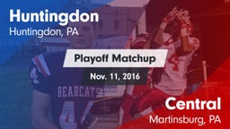 Matchup: Huntingdon vs. Central  2016