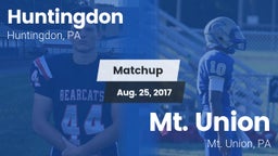 Matchup: Huntingdon vs. Mt. Union  2017