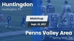 Matchup: Huntingdon vs. Penns Valley Area  2017