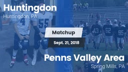 Matchup: Huntingdon vs. Penns Valley Area  2018