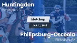 Matchup: Huntingdon vs. Philipsburg-Osceola  2018