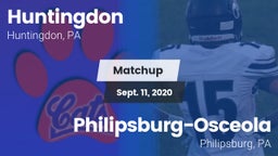 Matchup: Huntingdon vs. Philipsburg-Osceola  2020