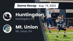 Recap: Huntingdon  vs. Mt. Union  2023