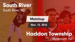 Matchup: South River vs. Haddon Township  2016