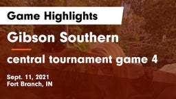 Gibson Southern  vs central tournament game 4 Game Highlights - Sept. 11, 2021