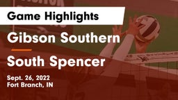 Gibson Southern  vs South Spencer  Game Highlights - Sept. 26, 2022