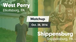 Matchup: West Perry vs. Shippensburg  2016